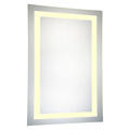 Elegant Decor Led Electric Mirror Rectangle W24H40" Dimmable 3000K" MRE-6014